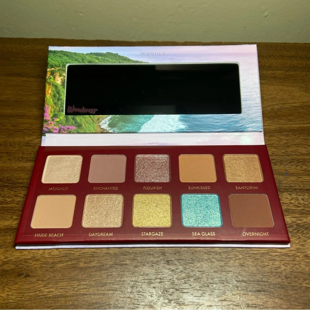 Wander Beauty Wanderess Escape Eyeshadow Palette Eye Makeup Shimmer 10 Colors